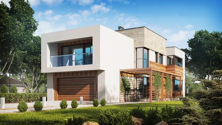 Proiect Casă  – Perspectivă Laterală