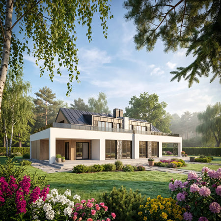 Proiect Casă  – Randare Grădină & Terasă