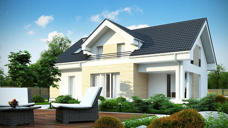 Proiect Casă  – Perspectivă Laterală