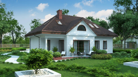 Proiect Casă  – Perspectivă Laterală