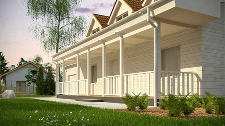 Proiect Casă  – Perspectivă Laterală