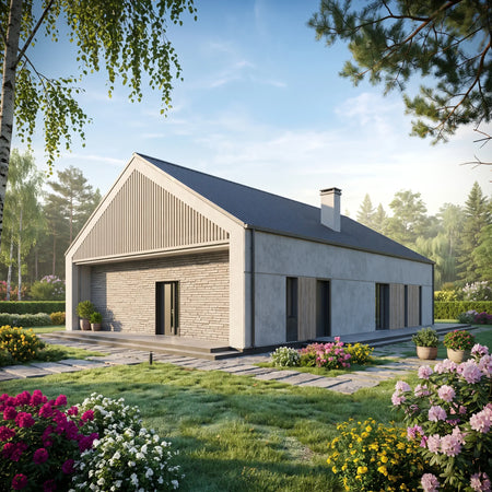 Proiect Casă  – Randare Grădină & Terasă