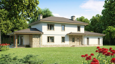 Proiect Casă  – Randare Grădină & Terasă