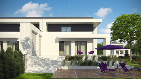 Proiect Casă  – Perspectivă Laterală