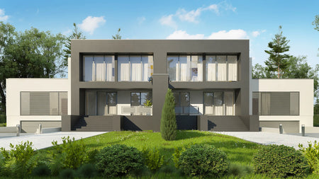 Proiect Casă  – Perspectivă Laterală