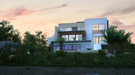 Proiect Casă  – Perspectivă Laterală