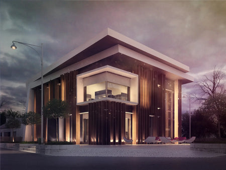 Proiect Casă  – Perspectivă Laterală