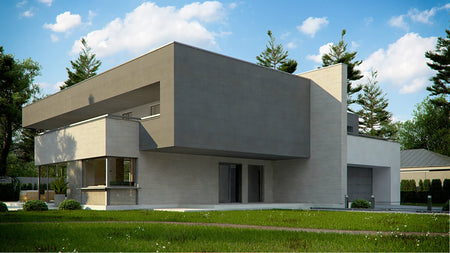 Proiect Casă  – Perspectivă Laterală
