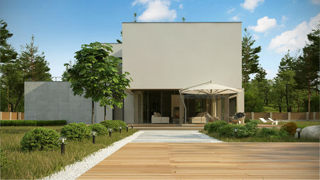 Proiect Casă  – Perspectivă Laterală