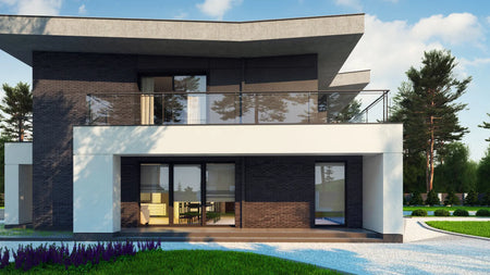 Proiect Casă  – Perspectivă Laterală
