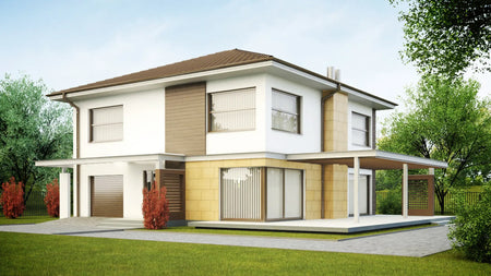 Proiect Casă  – Perspectivă Laterală