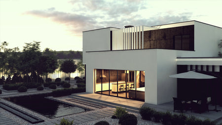 Proiect Casă  – Perspectivă Laterală