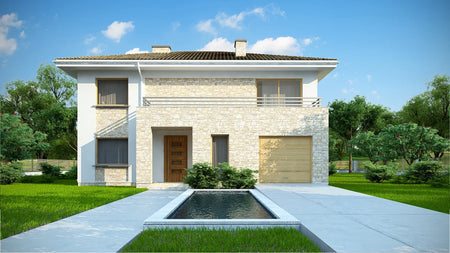 Proiect Casă  – Randare Grădină & Terasă
