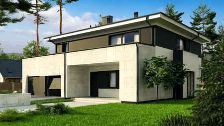 Proiect Casă  – Perspectivă Laterală